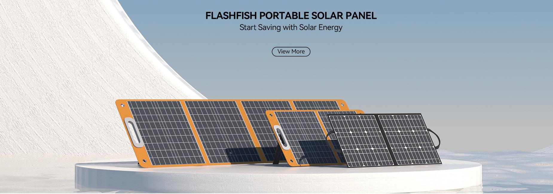 Panel solar portátil plegable de 100W/18V FLASHFISH Modelo TSP100 - Promart