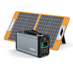 FlashFish G300+TSP60/TSP100 Solar Generator Kit | 222Wh Battery+60W/100W Solar Panel