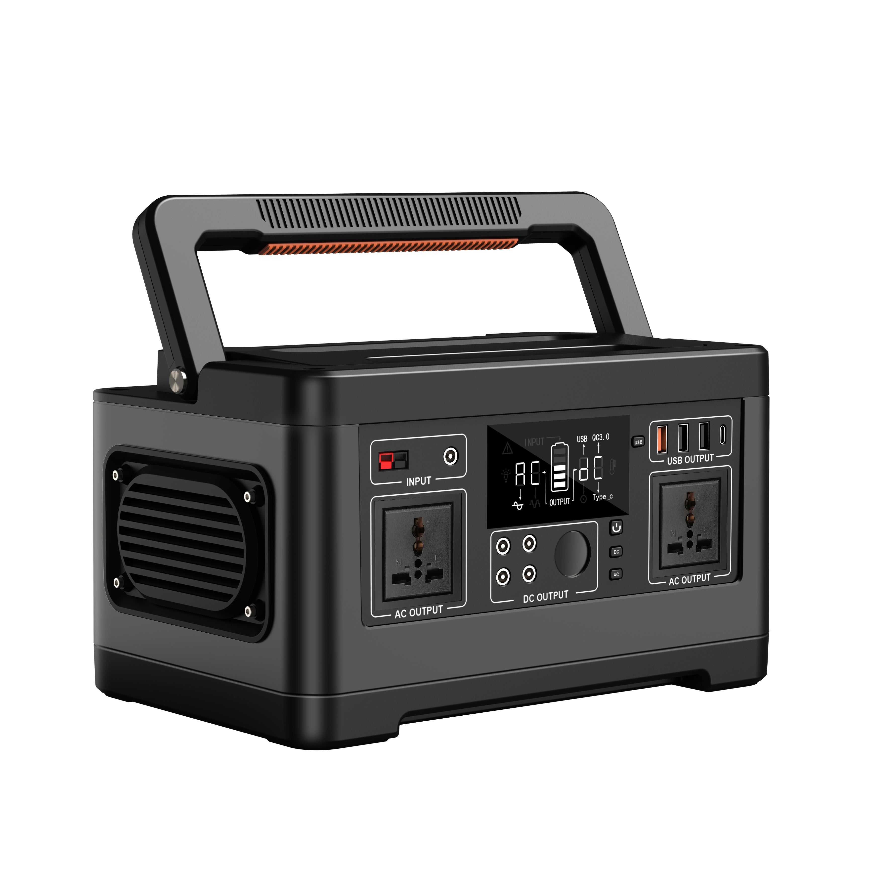 FlashFish P63 Portable Power station | 500W 520Wh/140400mAh