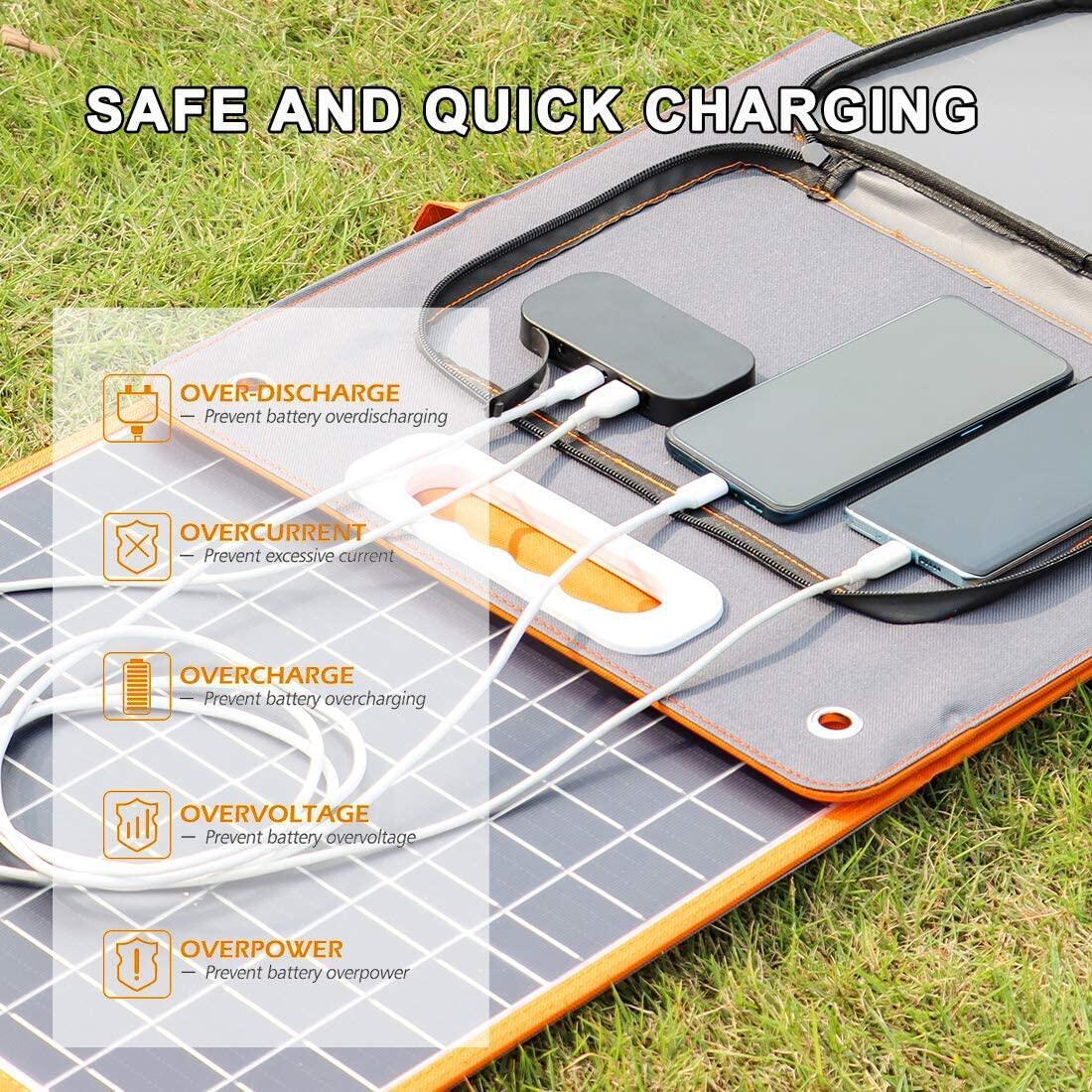 Flashfish TSP100 Foldable Solar Panel | 100W/18V